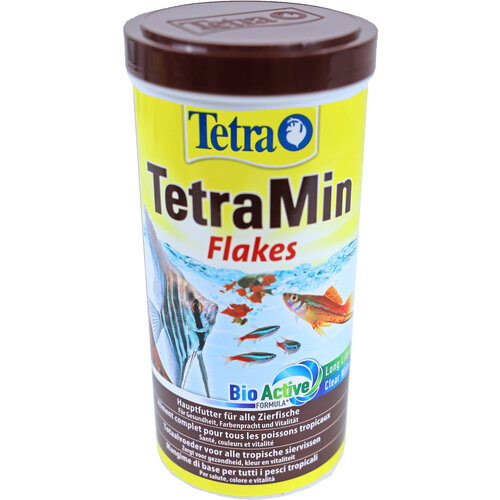 Tetra voeders Tetra Min Bio-Active, 1 liter.