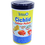 Tetra voeders Tetra Cichlid Colour pellets, 500 ml.