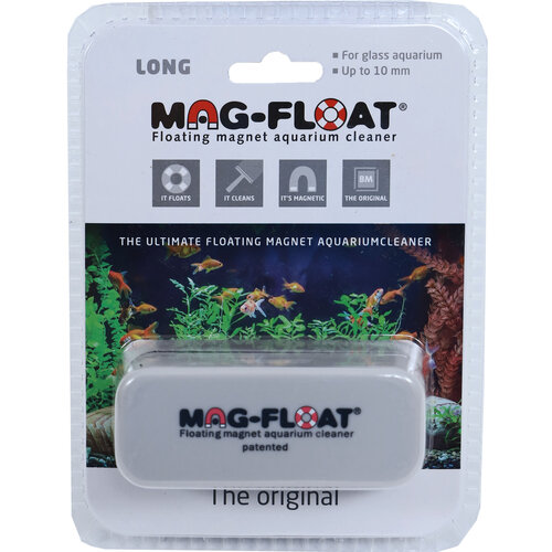 Mag Float Mag-Float algenmagneet drijvend long, voor glas van maximaal 10 mm dik.