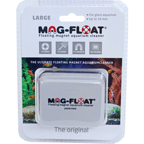 Mag Float Mag-Float algenmagneet drijvend vierkant, voor glas van maximaal 20 mm dik.