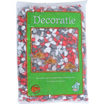 Boon Aqua Deco split mix zwart/wit/rood, zak à 0,9 kg.