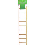 Boon Boon vogelspeelgoed ladder hout 9 traps, 45 cm.