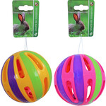 Boon knaagdierspeelgoed bal plastic met bel, 12,5 cm.