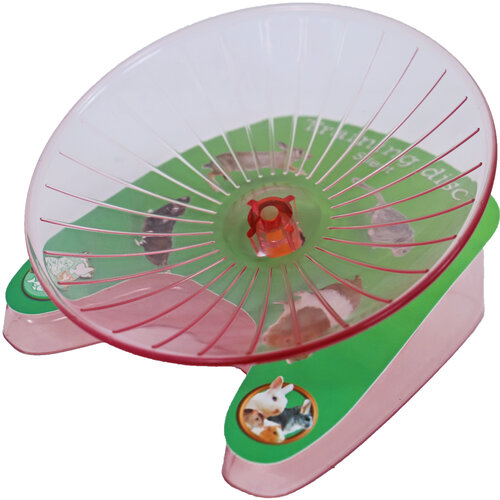 Boon knaagdier silent trainingsdisc 15 cm, roze.