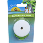 JR Farm JR Farm knaagdier zoutliksteen met houder, 80 gram. 05706