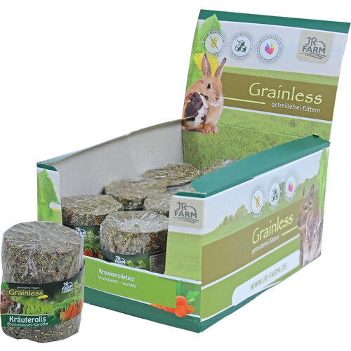 JR Farm JR Farm knaagdier Grainless brandnetel/wortel rol, 80 gram. 11735