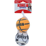 Kong Kong hond Sport sportballen, large net a 2 stuks.