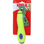 Kong Kong hond Air Dog stick met touw en piep, medium.