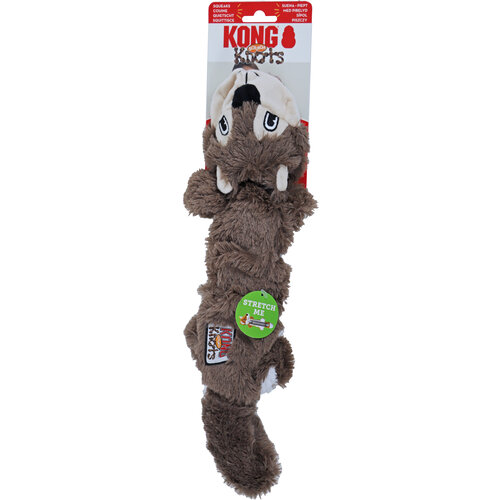 Kong Kong hond Knots Scrunch eekhoorn, M/L.