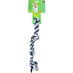 Boon floss-toy halter zwart/wit, small.