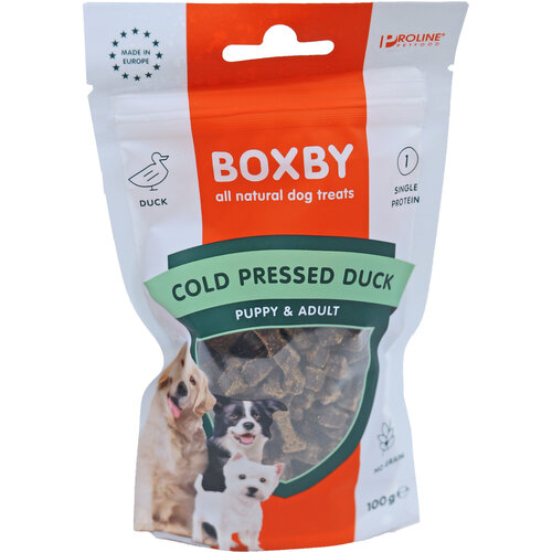 Proline Proline Boxby cold pressed duck, 100 gram.