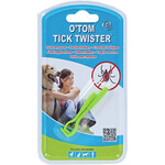 O'Tom tekenpen Tick Twister 2 stuks op blistercard groen.