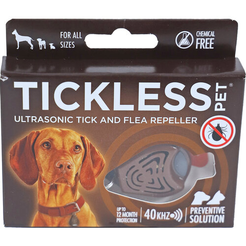 Tickless Tickless pet teek en vlo verjager, bruin.