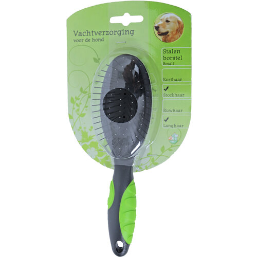 Boon vachtverzorging hond hondenborstel stalen pen, small.