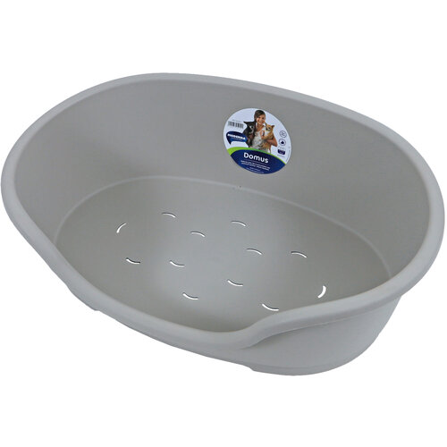 Moderna Moderna plastic hondenmand warmgrijs, 50/60 cm.