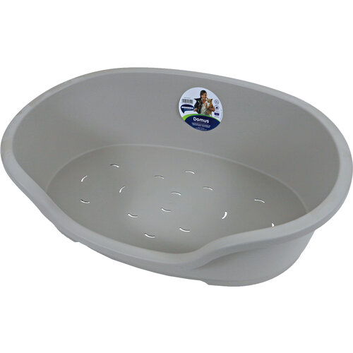 Moderna Moderna plastic hondenmand warmgrijs, 60/70 cm.