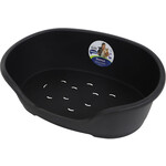 Moderna Moderna plastic hondenmand zwart, 50/60 cm.