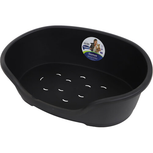 Moderna Moderna plastic hondenmand zwart, 50/60 cm.