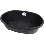 Moderna Moderna plastic hondenmand zwart, 80/90 cm.