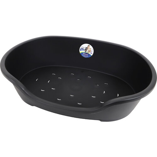 Moderna Moderna plastic hondenmand zwart, 80/90 cm.