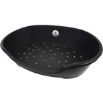 Moderna Moderna plastic hondenmand zwart, 110/123 cm.