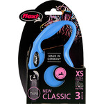 Flexi flexi rollijn CLASSIC tape XS blauw, 3 meter.