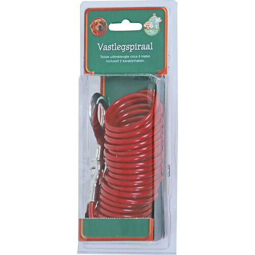 Vastlegspiraal nylon met 2 muskatons.