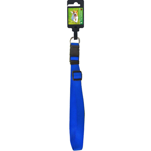 Boon Dog fashion Boon Dog fashion halsband nylon verstelbaar 25 mm, 55-70 cm blauw.