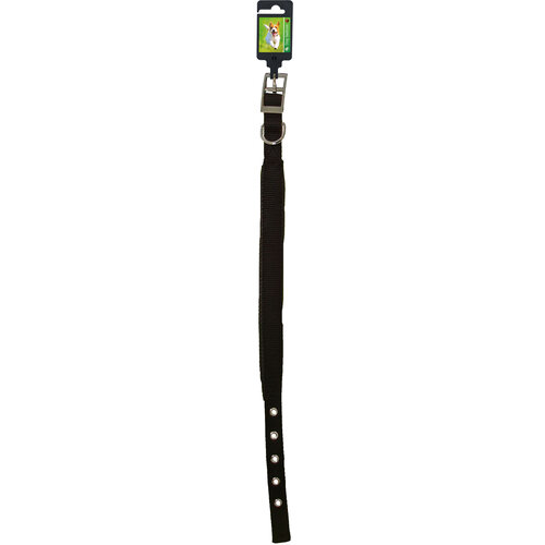 Boon Dog fashion Boon Dog fashion halsband nylon “SP” dubbel 25 mm x 55 cm, zwart.