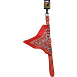 Boon Dog fashion Boon Dog fashion halsband met zakdoek 30 cm, rood.