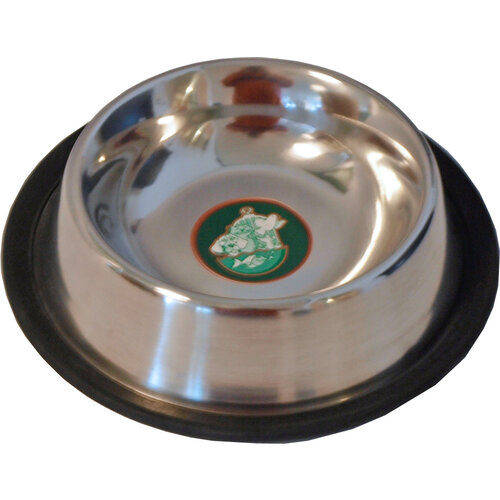 Boon kattendrinkschotel RVS met antisliprand, Ø 13 cm.