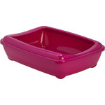 Moderna Moderna plastic kattenbak met rand 50 cm, hot pink.