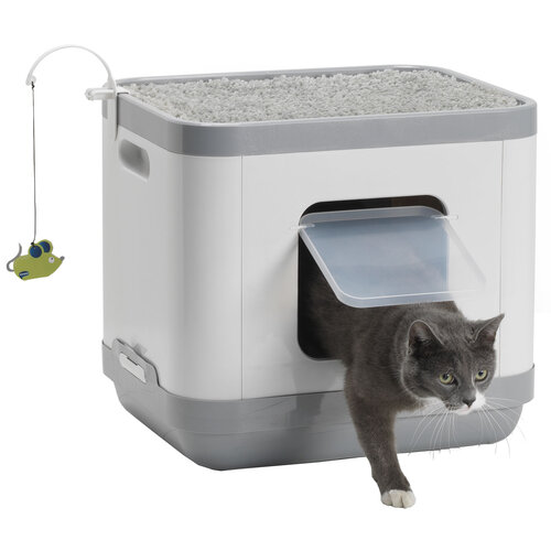 Moderna Moderna kattentoilet/slaapmand Cat Concept, grijs.