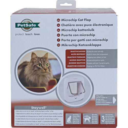 PetSafe PetSafe kattendeur microchip, wit. PPA19-16145