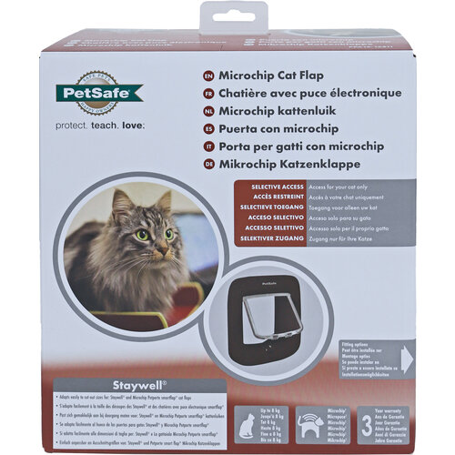 PetSafe PetSafe kattendeur microchip, bruin. PPA-19-16811