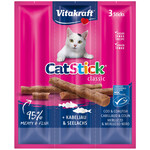 Vitakraft Vitakraft Cat-Stick mini, kabeljauw & tonijn.