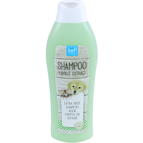 lief! lief! vachtverzorging shampoo puppy en kitten, 750 ml.