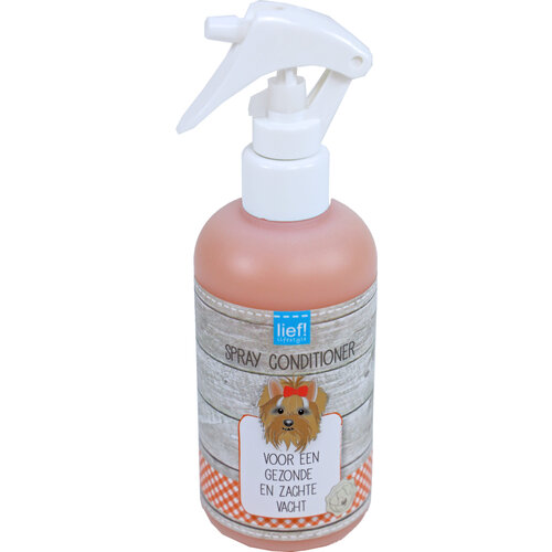 lief! lief! vachtverzorging spray conditioner, 250 ml.