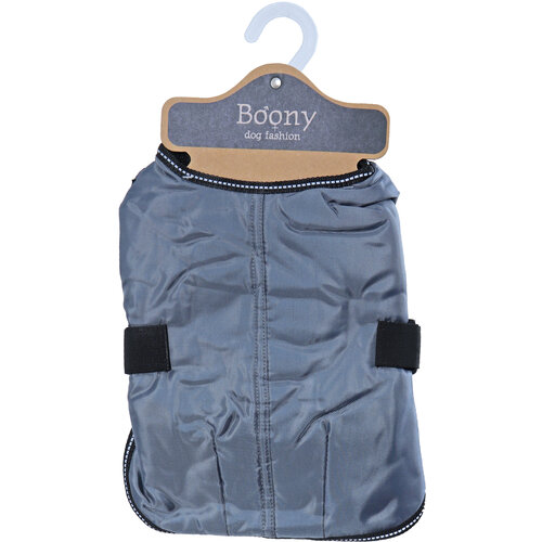 Boony Dog Fashion Boony Dog fashion hondenjas basic waterproof grijs, 30 cm.