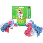 Boon floss-toy blauw/roze/wit, small.