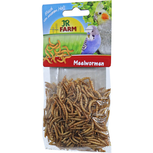 JR Farm JR Farm parkiet en grote parkiet meelwormen, 25 gram. 16379