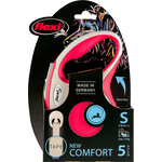 Flexi flexi rollijn NEW COMFORT tape S rood, 5 meter.