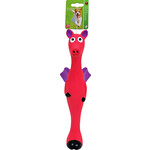 Boon Boon hondenspeelgoed varken latex met vleugels roze, 25 cm.