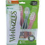 Whimzees Whimzees toothbrush assorti large, 6 stuks in valuebag.