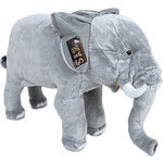 Boony "Natural Decoration" Boony Natural Decoration olifant pluche staand, 75 cm.