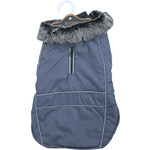 Boony Dog Fashion Boony Dog fashion hondenjas parka bontkraag grijs, 35 cm.