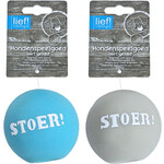 lief! Boys lief! Boys hondenspeelgoed latex bal assorti, 7.5 cm.