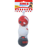 Kong Kong hond Signature Sport balls, medium pak a 3 stuks.