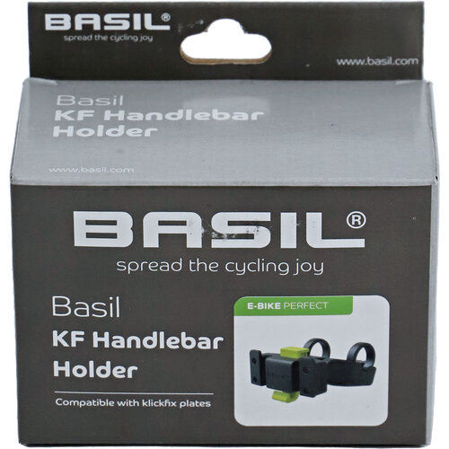 Basil Basil KF handlebar holder kunststof, zwart.