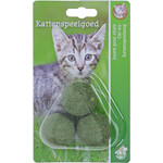 Boon Boon kattenspeelgoed catnip ballen, blister a 3 stuks.